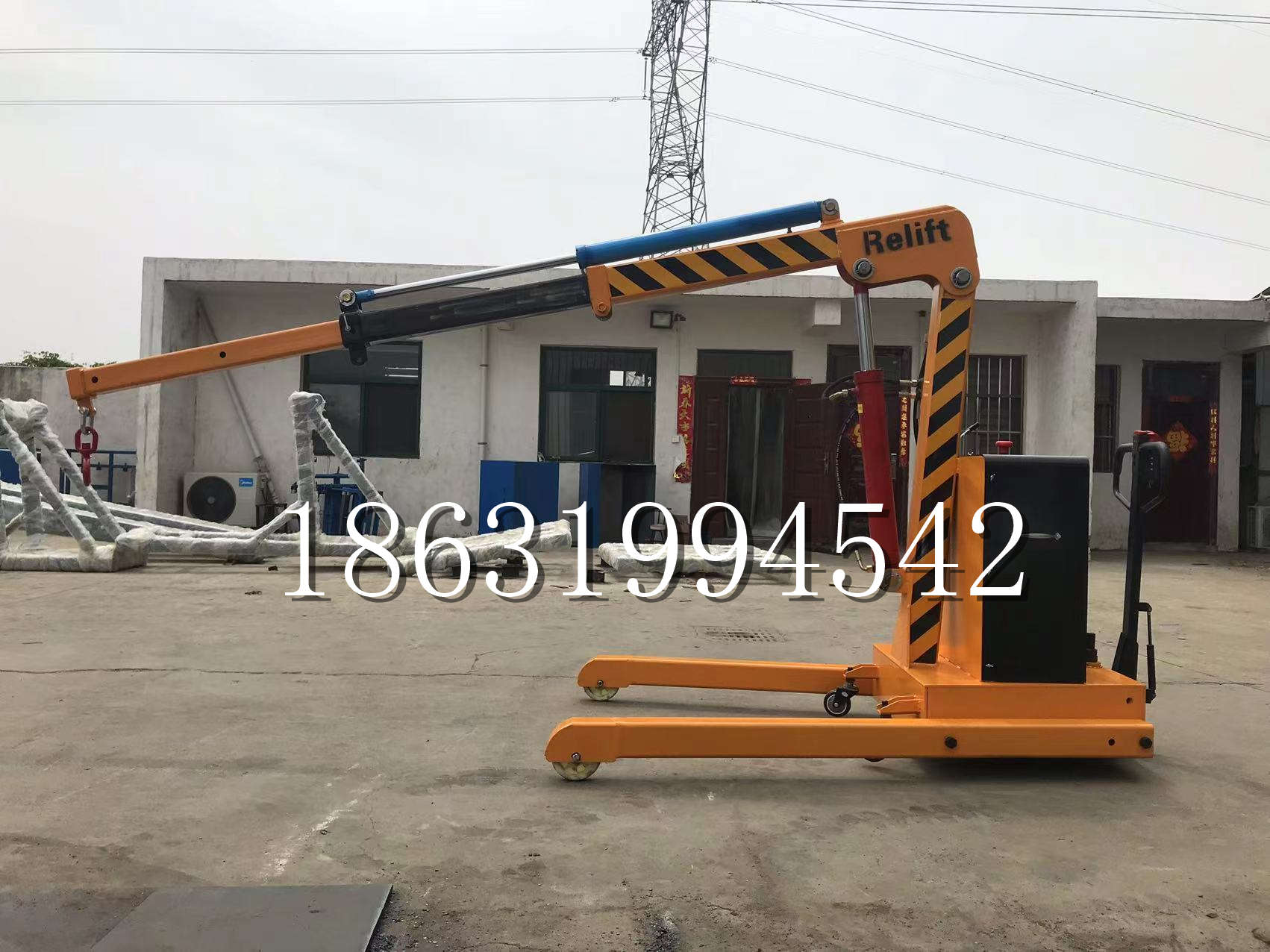 荃湾区久征定做3吨三轮随车吊 农用园林绿化移树吊 平板工程用小吊机